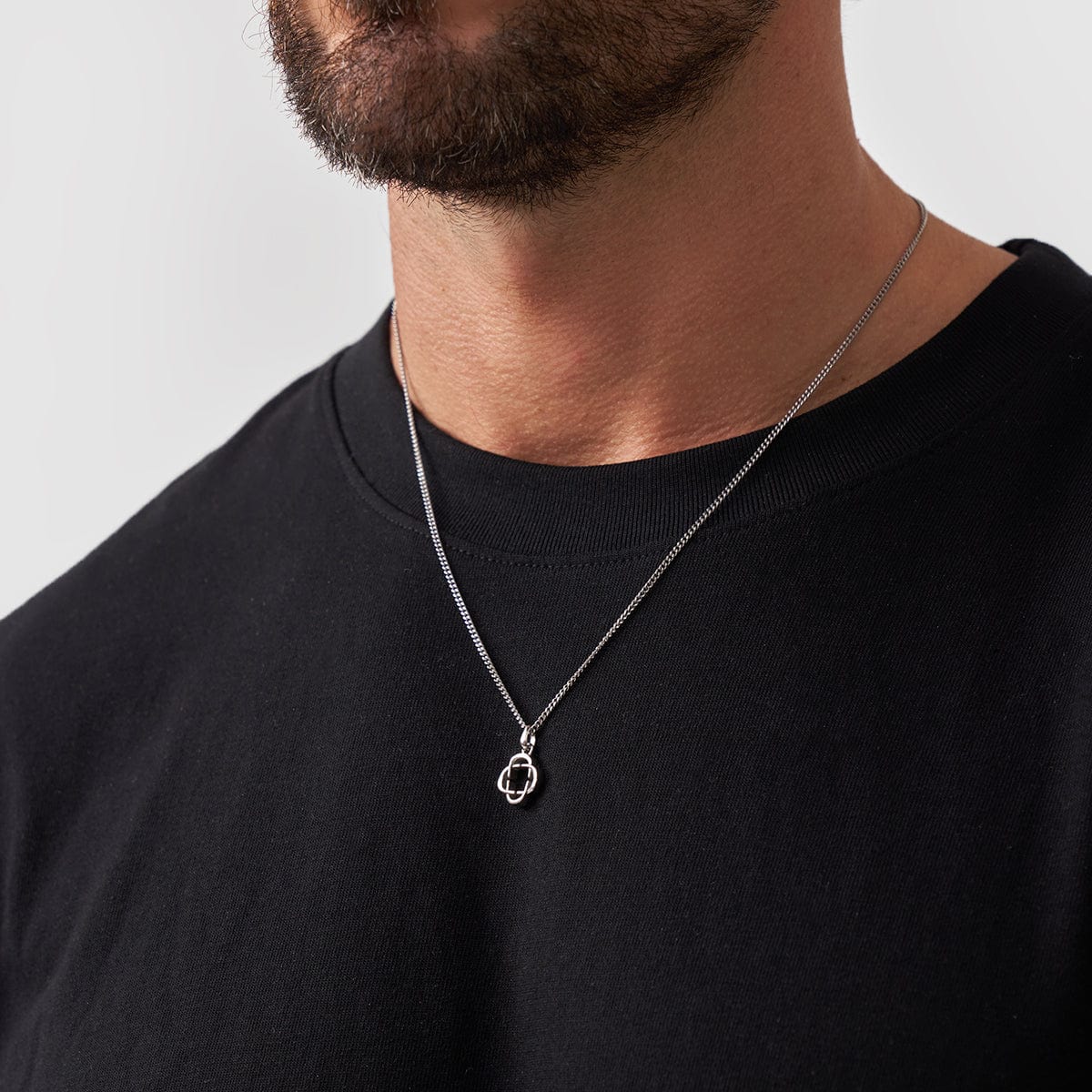 Clover Logo Pendant (Silver)