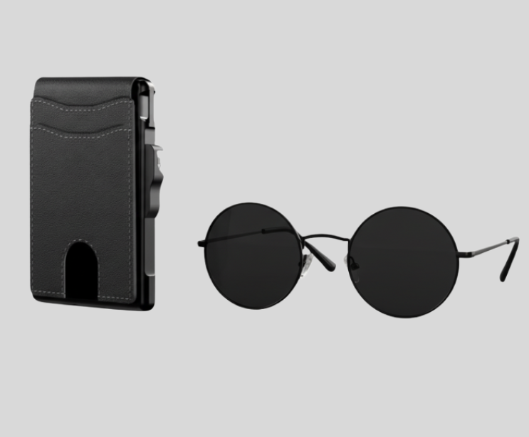 Zaylur Black Edition Wallet – Free Retro Sunglasses (Early Black Friday Deal)