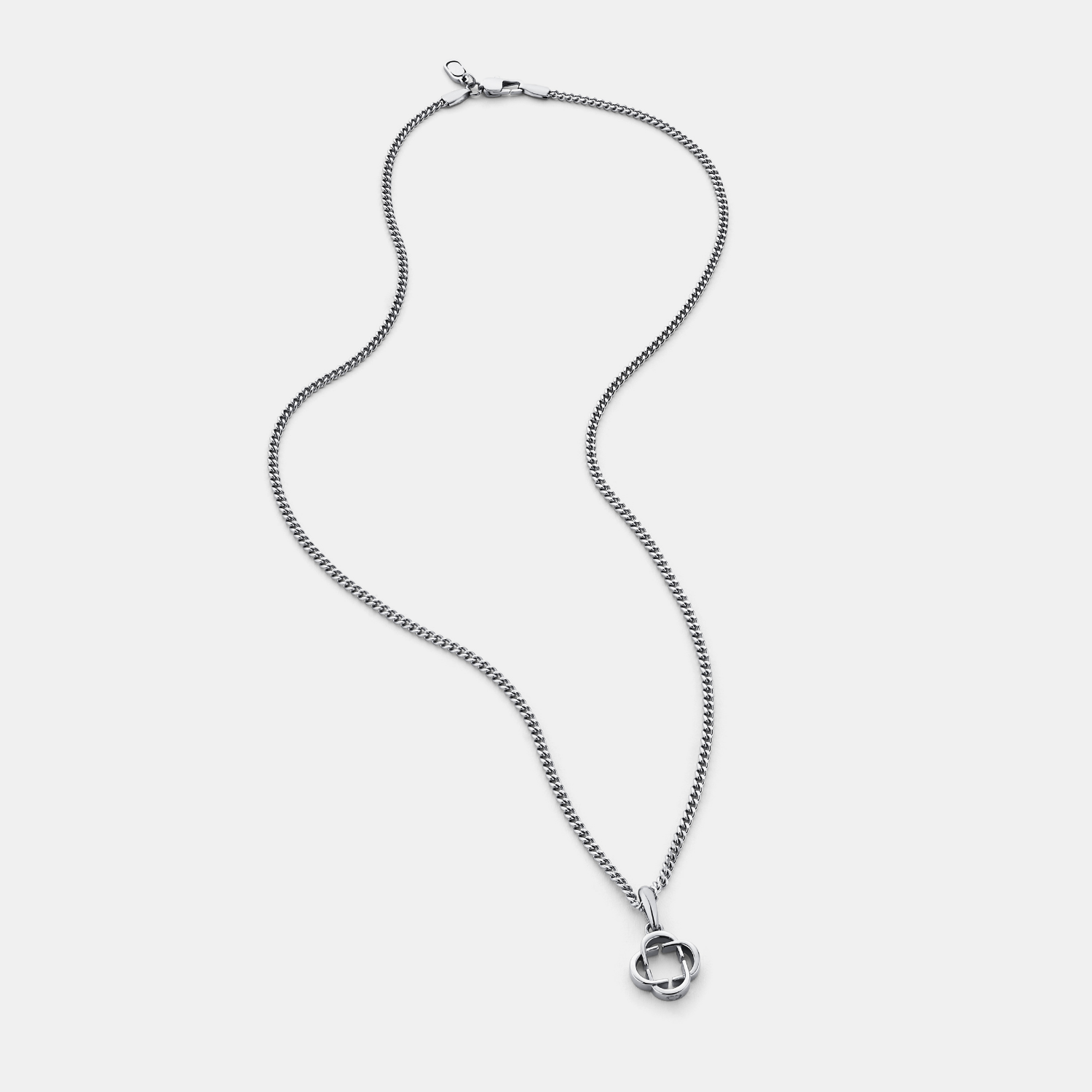 Clover Logo Pendant (Silver)