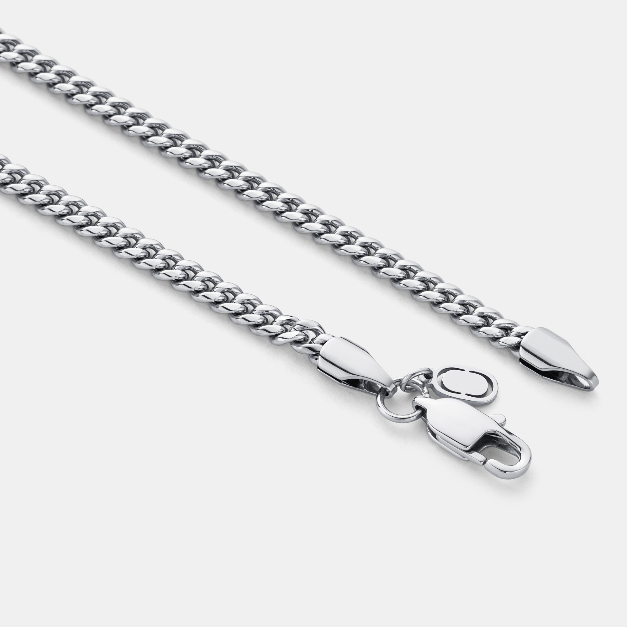 Cuban (Sterling Silver) 4mm